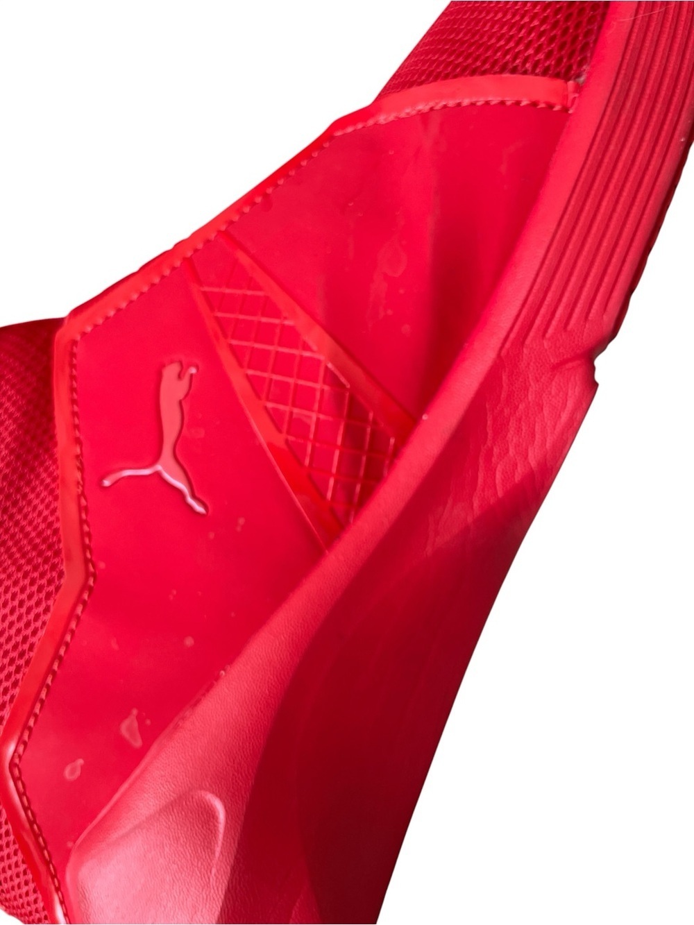 Puma Fierce Red High-Top Slip-On Sneakers - Picture 10 of 11